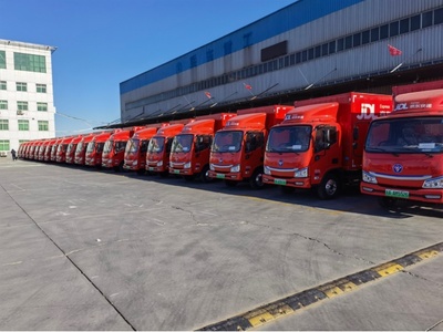 開門紅！福田智藍新能源170臺物流車交付京東物流，助力北京綠色物流升級